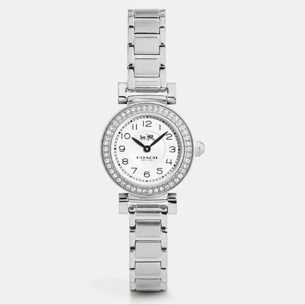 Coach Stainless Steel Silver Madison Watch 23 Mm